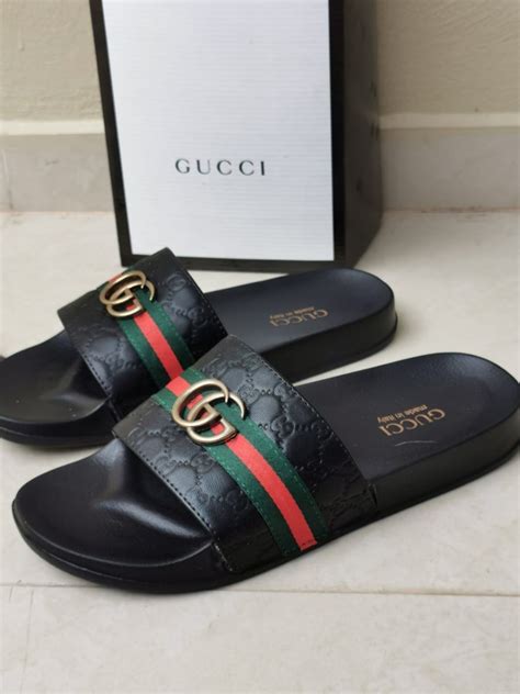 sandalias gucci hombre originales precio|authentic Gucci sandals.